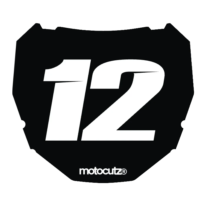 CUSTOM ODI NUMBER PLATE DECAL