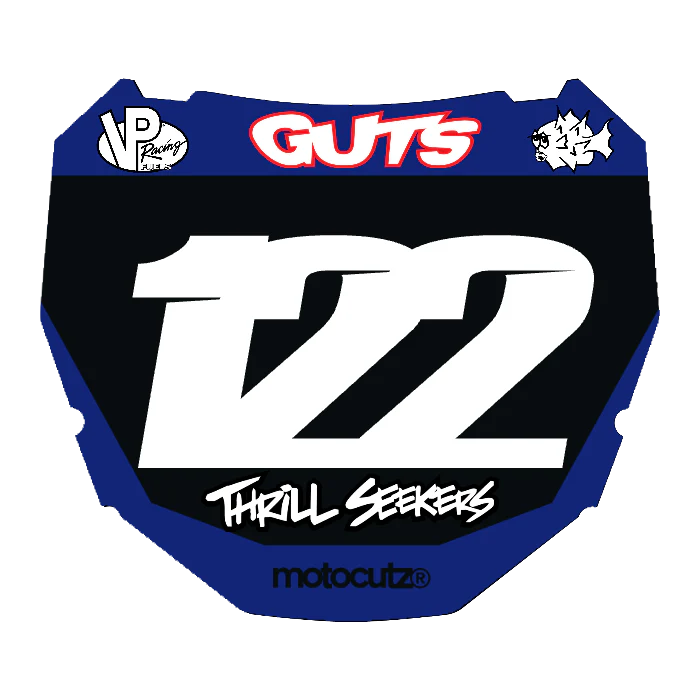 CUSTOM ODI NUMBER PLATE DECAL