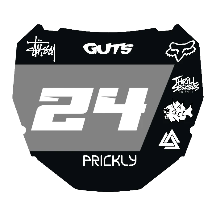 CUSTOM ODI NUMBER PLATE DECAL