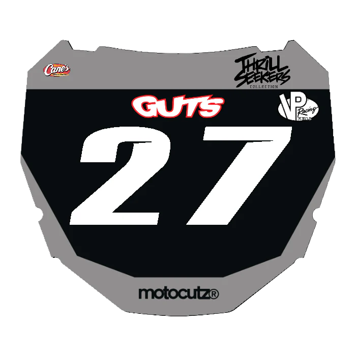 CUSTOM ODI NUMBER PLATE DECAL
