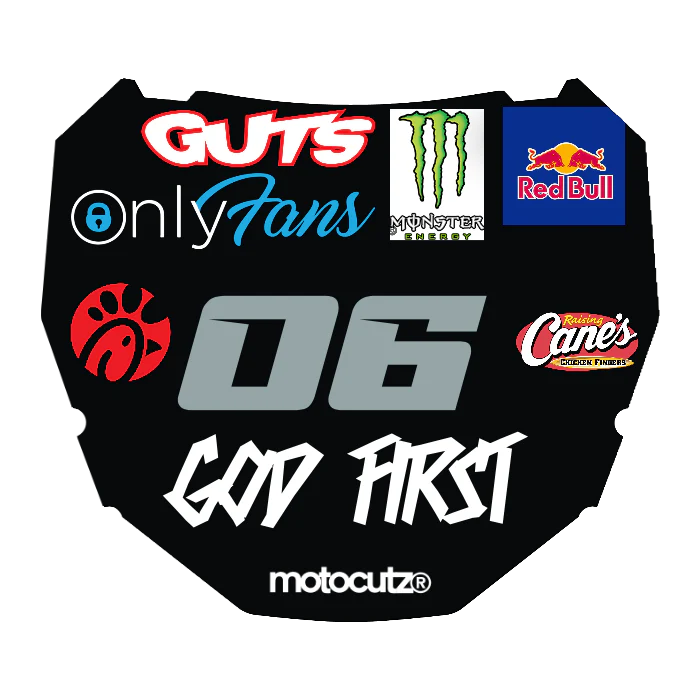 CUSTOM ODI NUMBER PLATE DECAL
