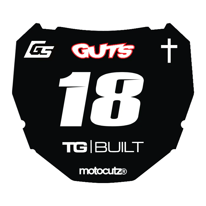 CUSTOM ODI NUMBER PLATE DECAL