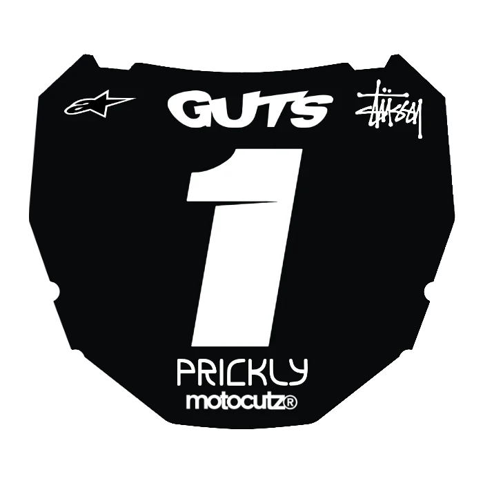 CUSTOM ODI NUMBER PLATE DECAL