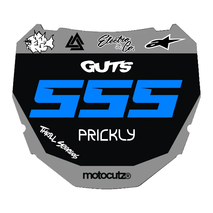 CUSTOM ODI NUMBER PLATE DECAL