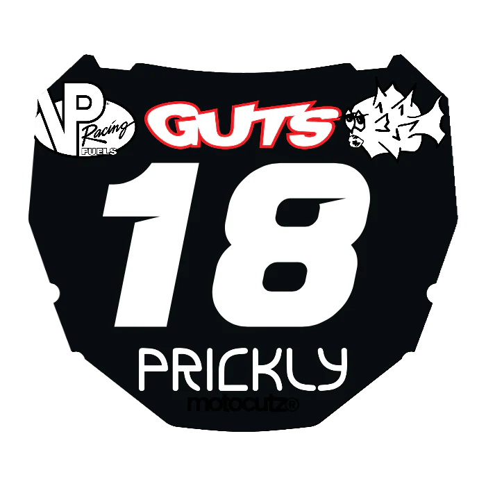 CUSTOM ODI NUMBER PLATE DECAL
