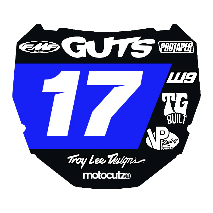 CUSTOM ODI NUMBER PLATE DECAL