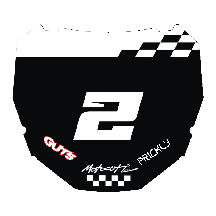 CUSTOM ODI NUMBER PLATE DECAL