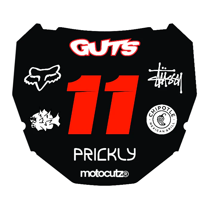 CUSTOM ODI NUMBER PLATE DECAL