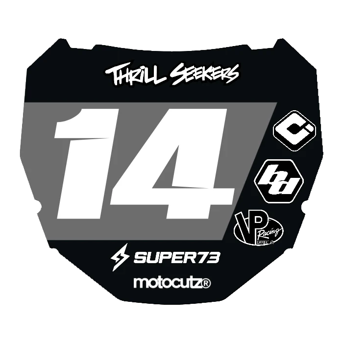 CUSTOM ODI NUMBER PLATE DECAL