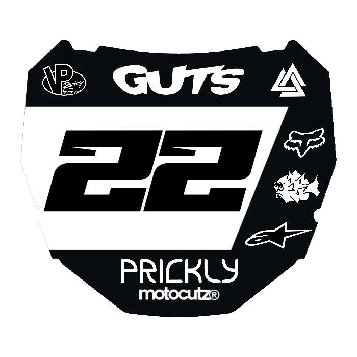 CUSTOM ODI NUMBER PLATE DECAL