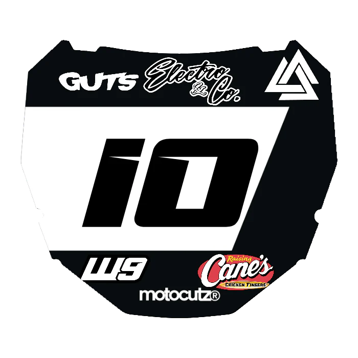 CUSTOM ODI NUMBER PLATE DECAL