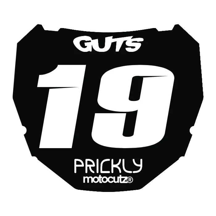 CUSTOM ODI NUMBER PLATE DECAL