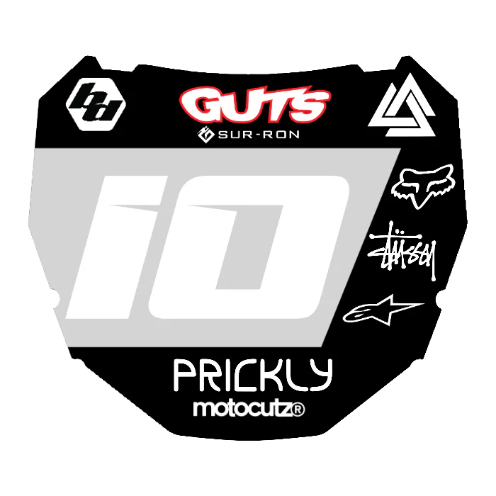 CUSTOM ODI NUMBER PLATE DECAL