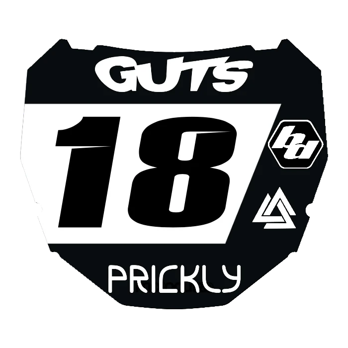 CUSTOM ODI NUMBER PLATE DECAL