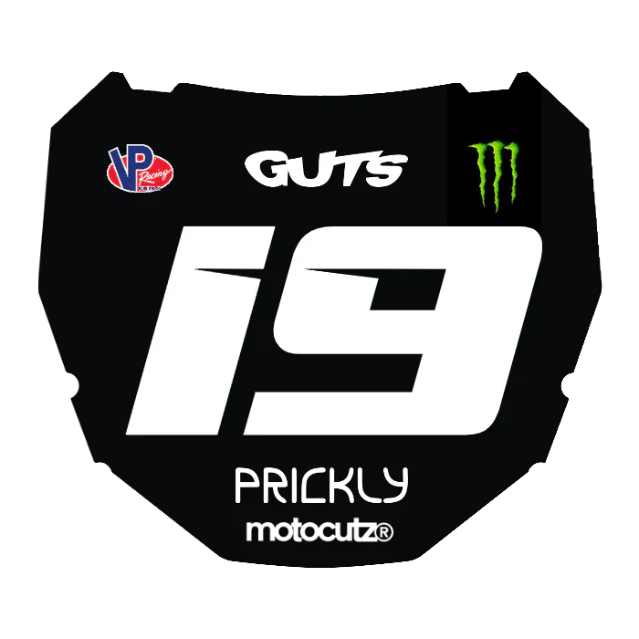 CUSTOM ODI NUMBER PLATE DECAL