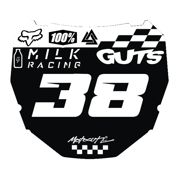 CUSTOM ODI NUMBER PLATE DECAL
