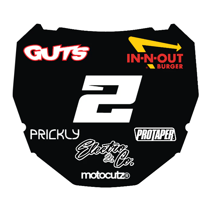 CUSTOM ODI NUMBER PLATE DECAL