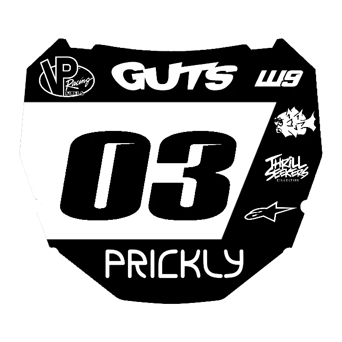 CUSTOM ODI NUMBER PLATE DECAL