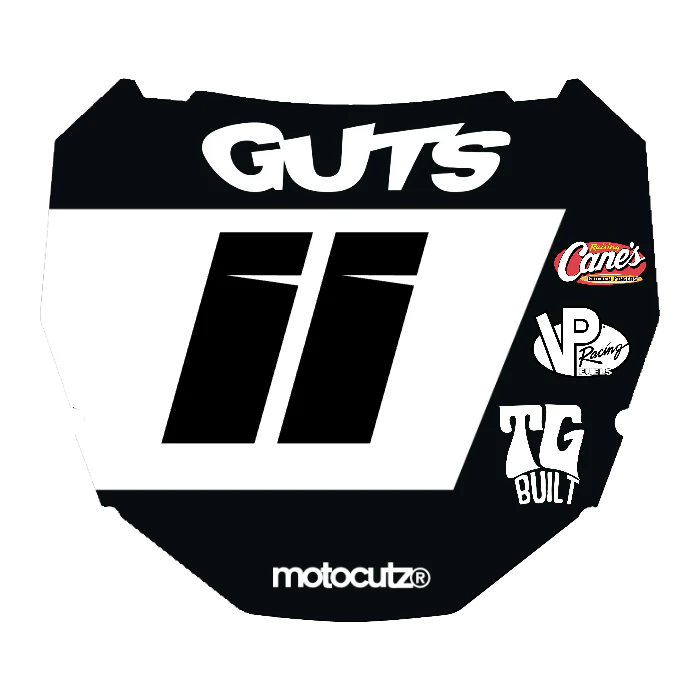 CUSTOM ODI NUMBER PLATE DECAL
