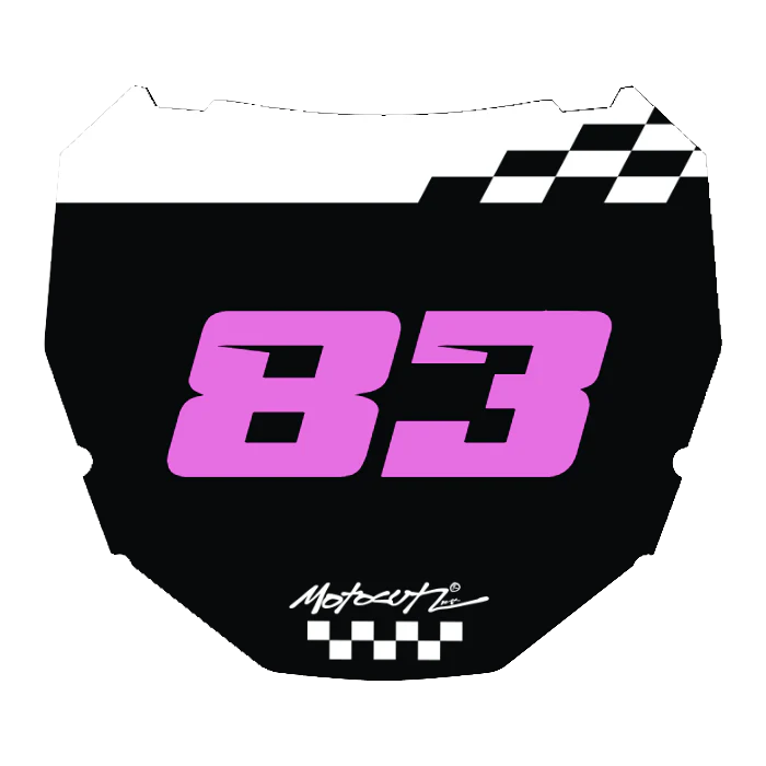 CUSTOM ODI NUMBER PLATE DECAL