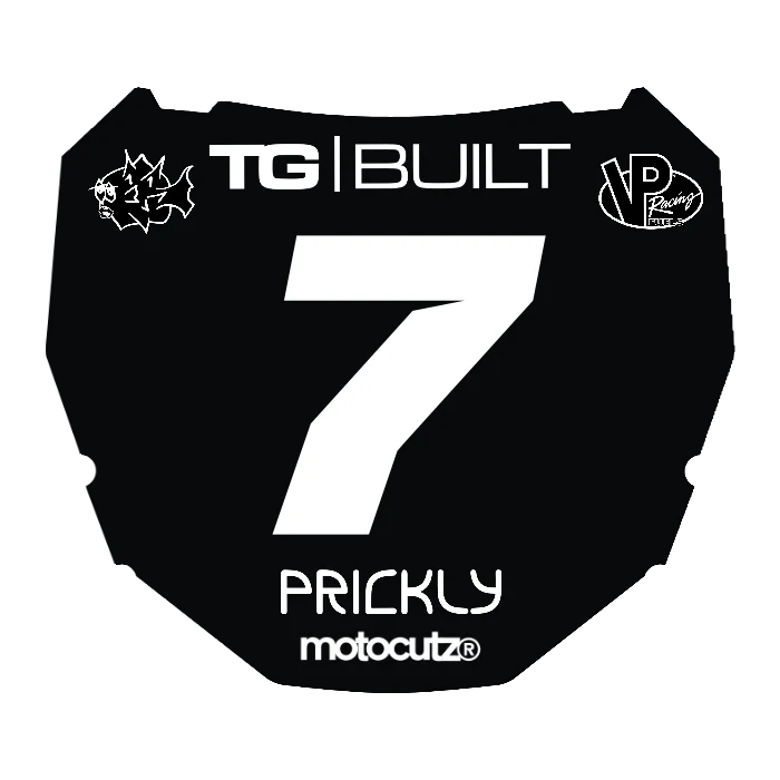 CUSTOM ODI NUMBER PLATE DECAL