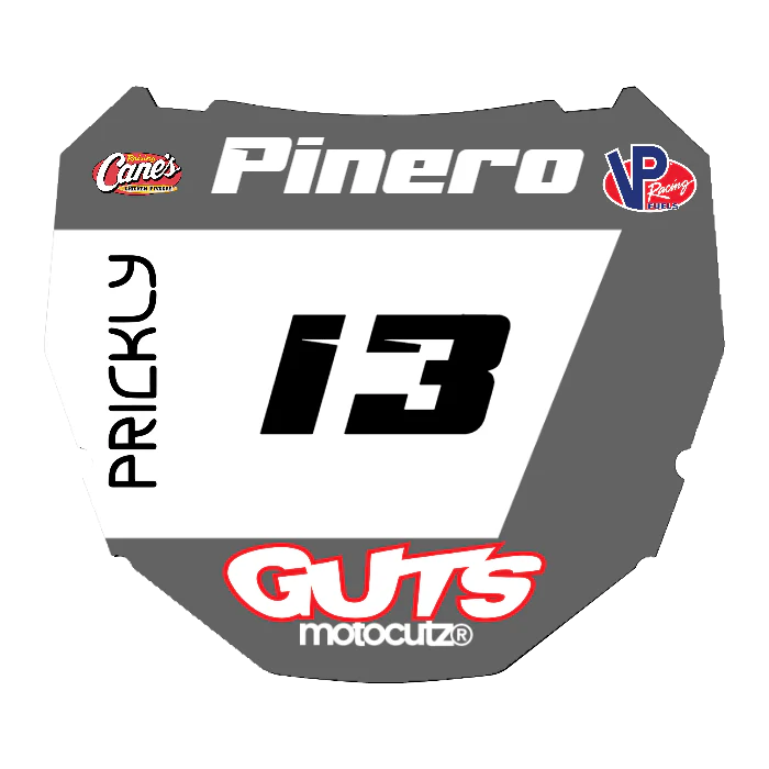 CUSTOM ODI NUMBER PLATE DECAL