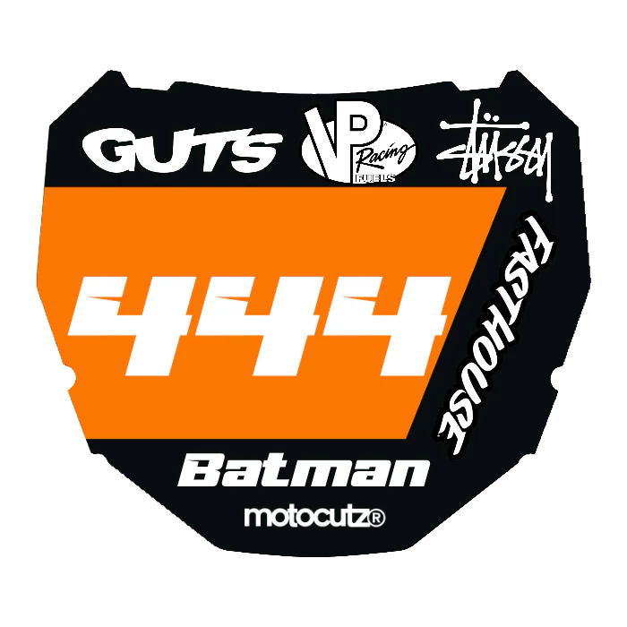 CUSTOM ODI NUMBER PLATE DECAL