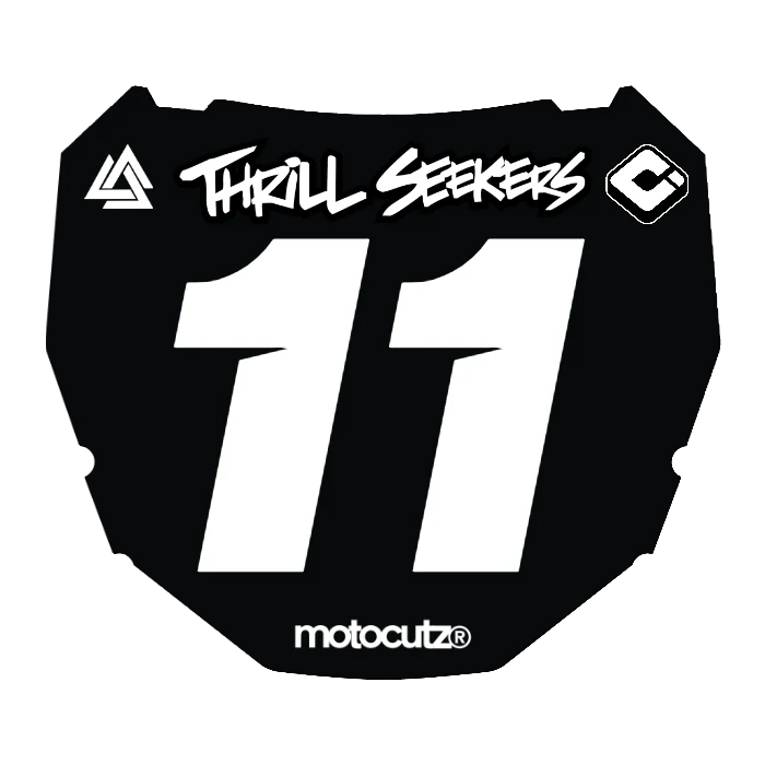 CUSTOM ODI NUMBER PLATE DECAL