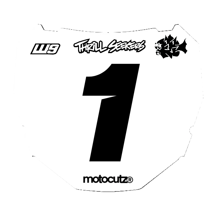 CUSTOM ODI NUMBER PLATE DECAL