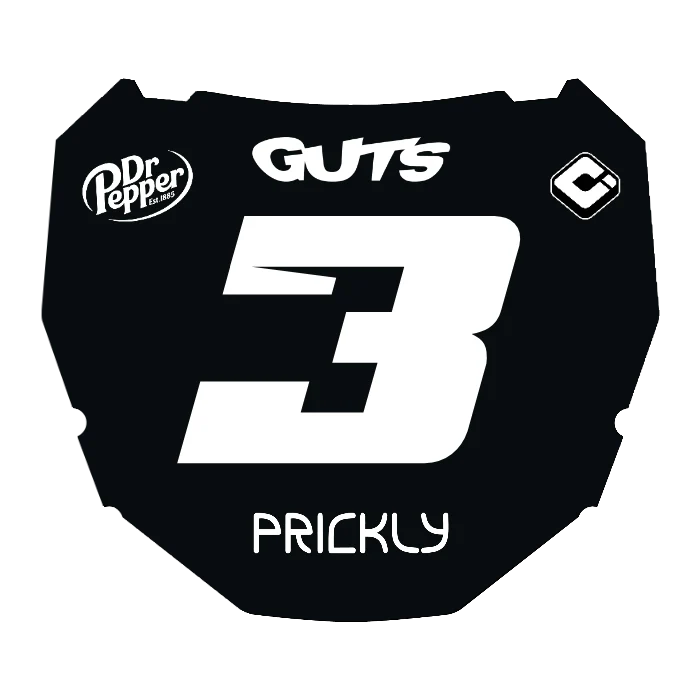 CUSTOM ODI NUMBER PLATE DECAL