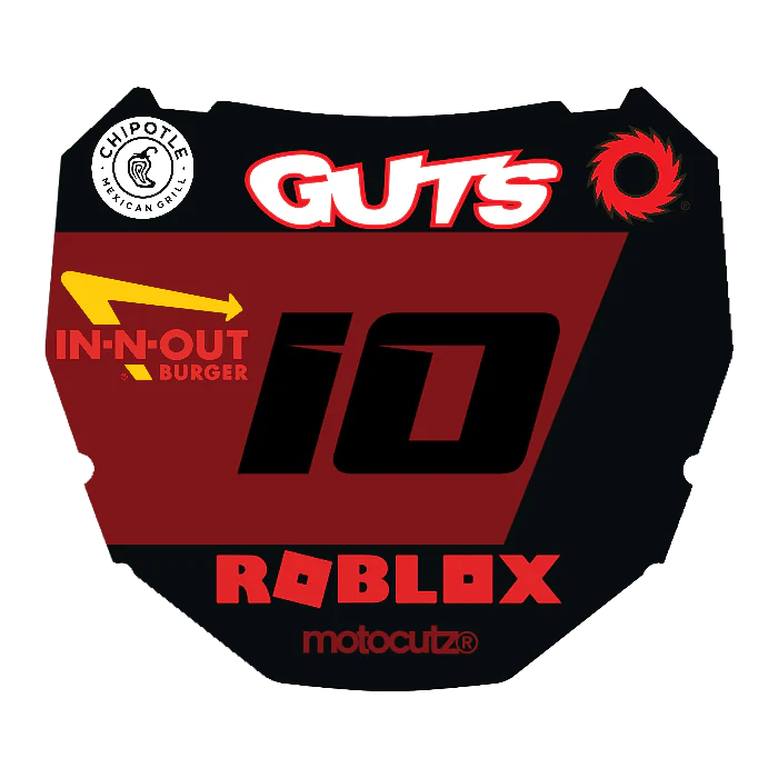 CUSTOM ODI NUMBER PLATE DECAL