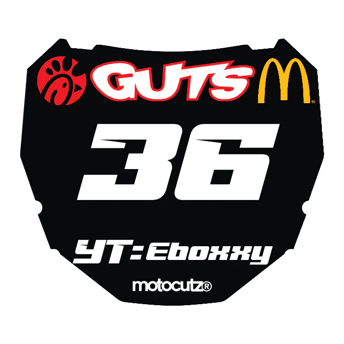 CUSTOM ODI NUMBER PLATE DECAL