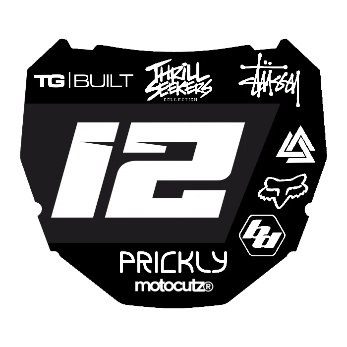 CUSTOM ODI NUMBER PLATE DECAL