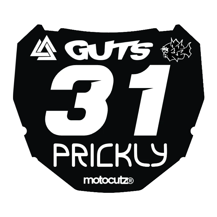 CUSTOM ODI NUMBER PLATE DECAL