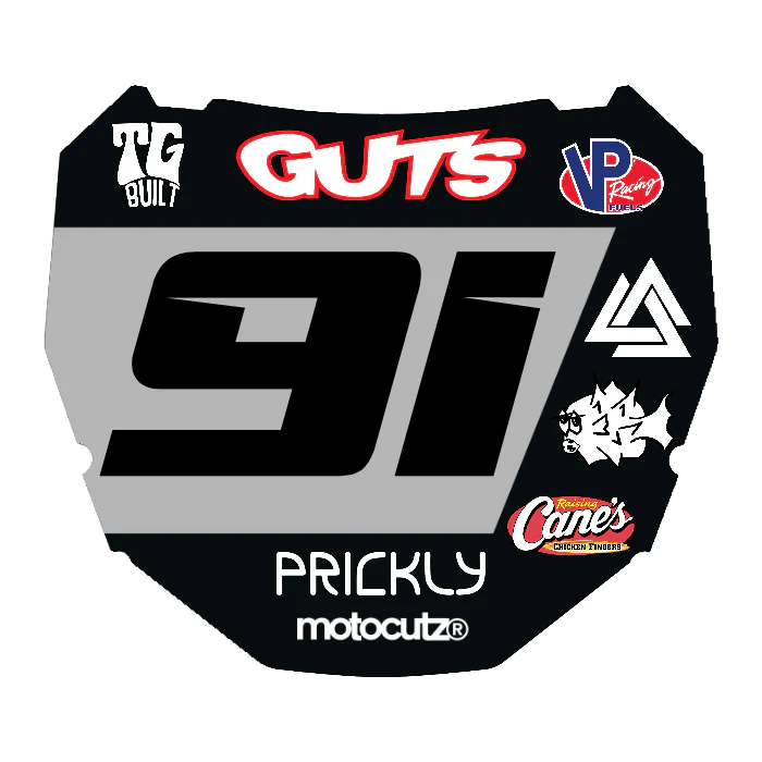 CUSTOM ODI NUMBER PLATE DECAL