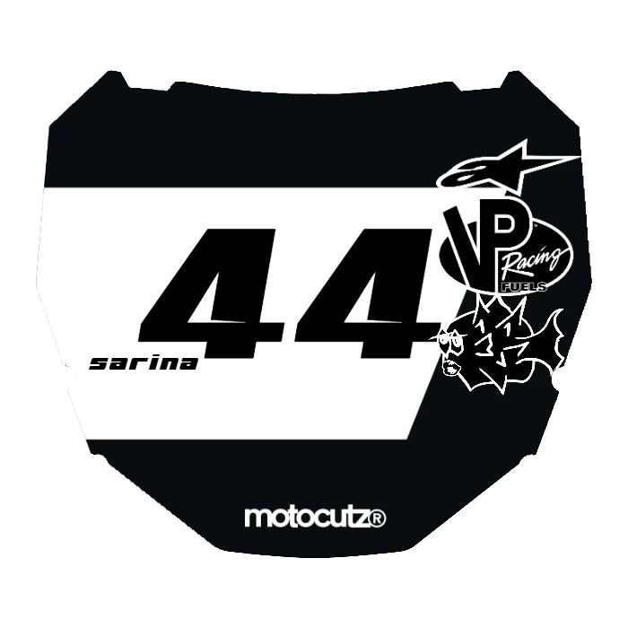 CUSTOM ODI NUMBER PLATE DECAL