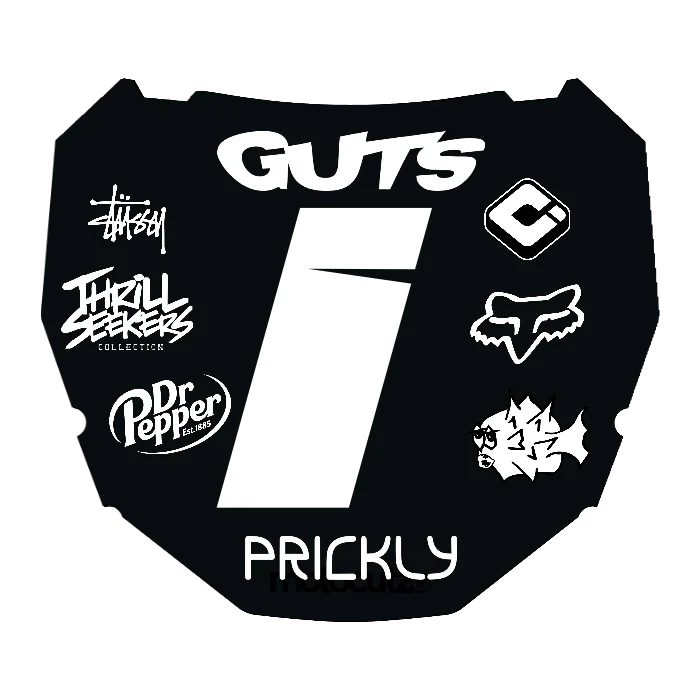 CUSTOM ODI NUMBER PLATE DECAL