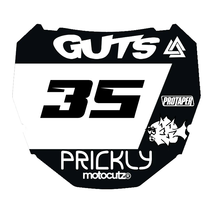 CUSTOM ODI NUMBER PLATE DECAL