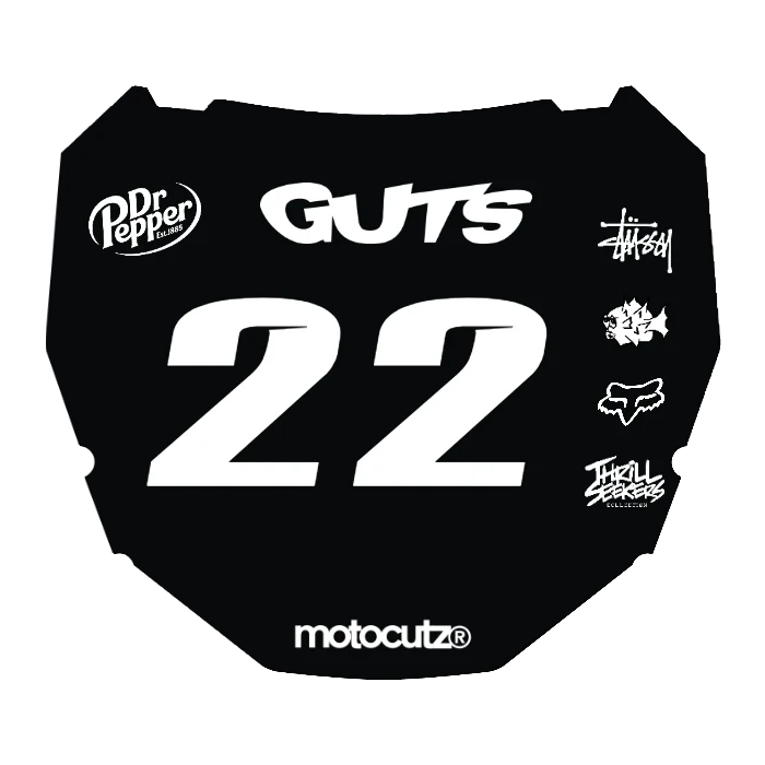 CUSTOM ODI NUMBER PLATE DECAL