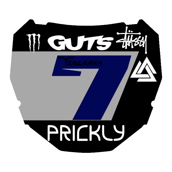 CUSTOM ODI NUMBER PLATE DECAL
