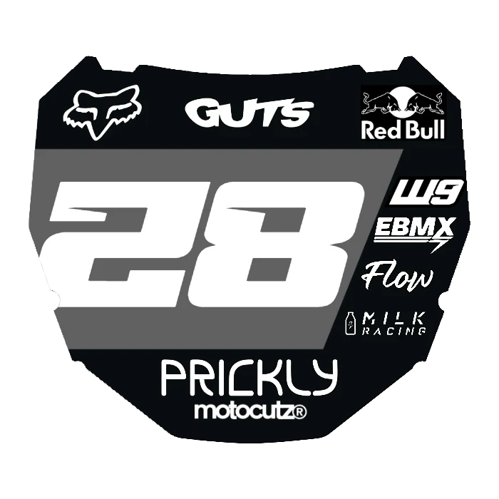 CUSTOM ODI NUMBER PLATE DECAL