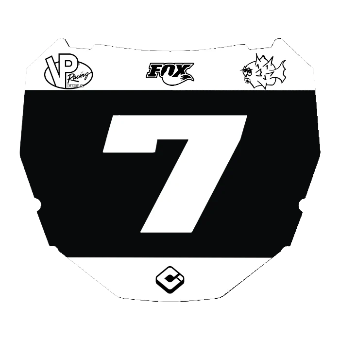CUSTOM ODI NUMBER PLATE DECAL