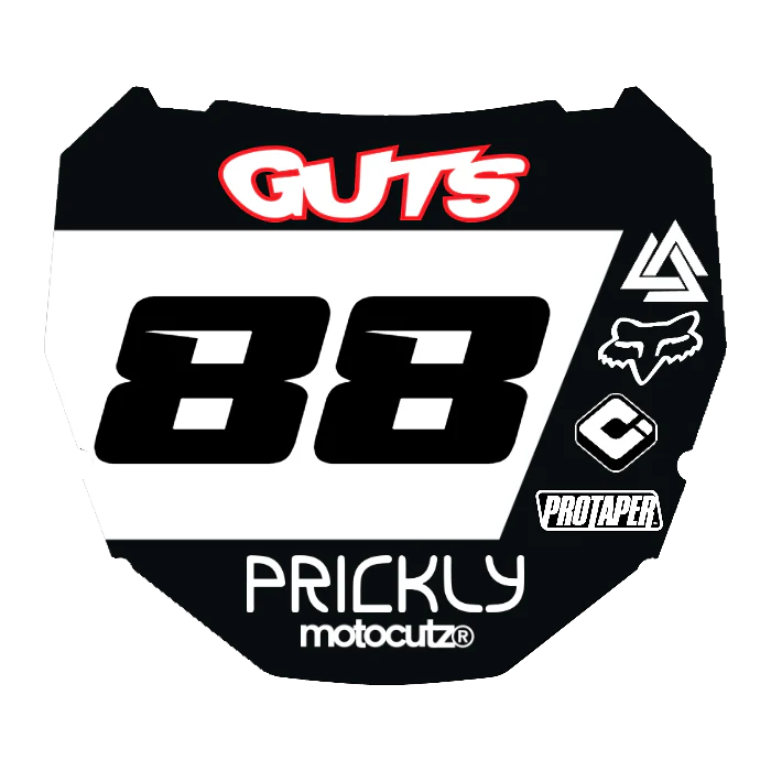 CUSTOM ODI NUMBER PLATE DECAL