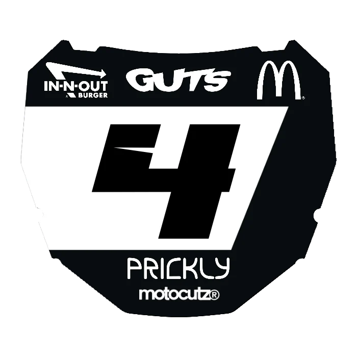 CUSTOM ODI NUMBER PLATE DECAL