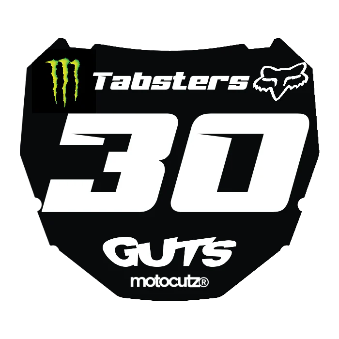 CUSTOM ODI NUMBER PLATE DECAL