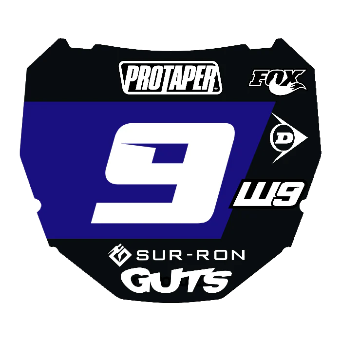 CUSTOM ODI NUMBER PLATE DECAL