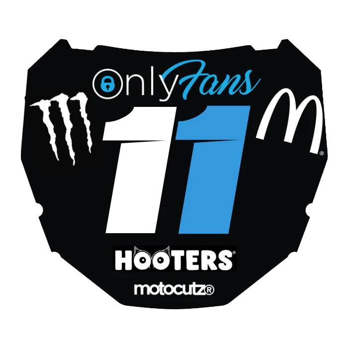 CUSTOM ODI NUMBER PLATE DECAL