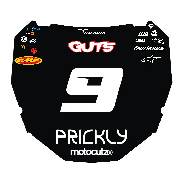 CUSTOM ODI NUMBER PLATE DECAL