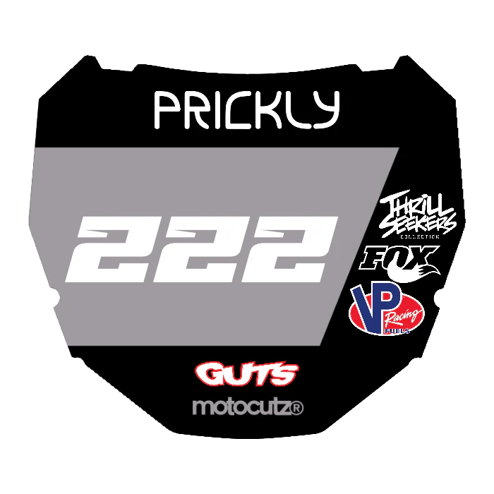 CUSTOM ODI NUMBER PLATE DECAL