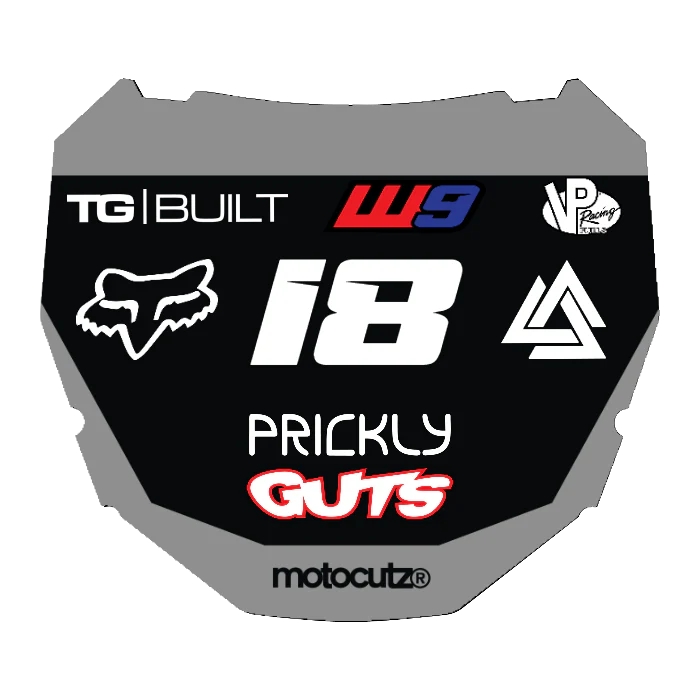 CUSTOM ODI NUMBER PLATE DECAL